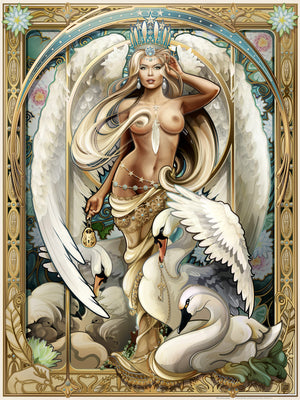 "Swan Queen" Canvas Giclee