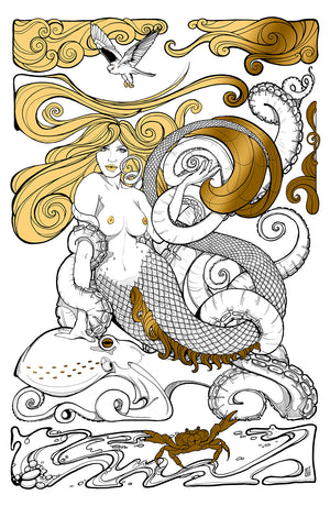 Mermaid Collection - Set of 6 Prints